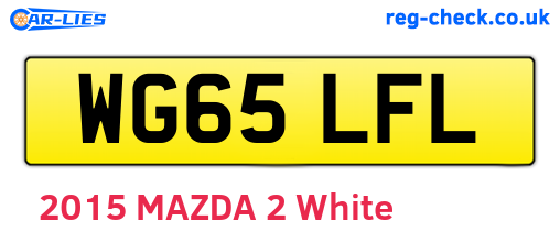 WG65LFL are the vehicle registration plates.