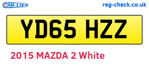 YD65HZZ are the vehicle registration plates.