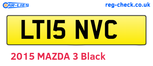 LT15NVC are the vehicle registration plates.