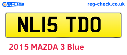 NL15TDO are the vehicle registration plates.
