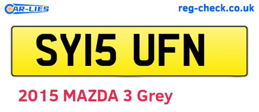 SY15UFN are the vehicle registration plates.