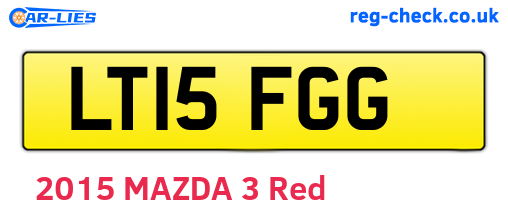 LT15FGG are the vehicle registration plates.
