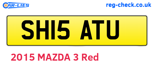 SH15ATU are the vehicle registration plates.