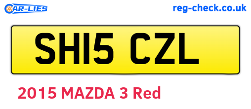 SH15CZL are the vehicle registration plates.