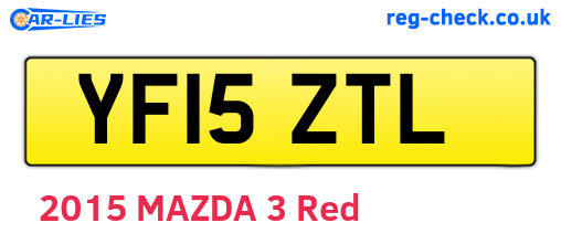 YF15ZTL are the vehicle registration plates.
