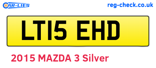 LT15EHD are the vehicle registration plates.
