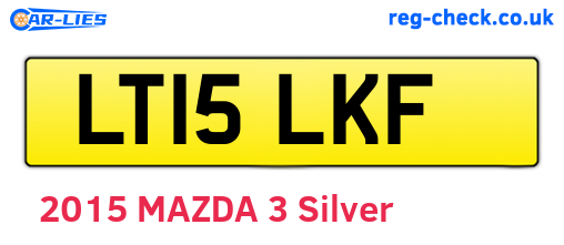 LT15LKF are the vehicle registration plates.
