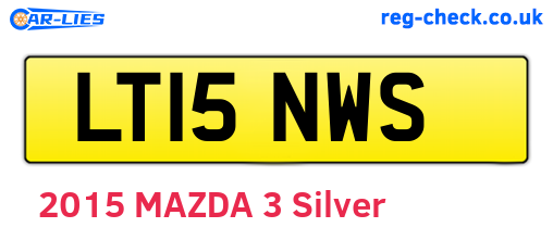 LT15NWS are the vehicle registration plates.