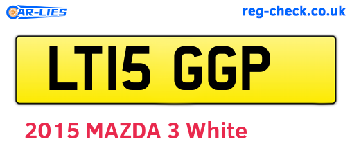 LT15GGP are the vehicle registration plates.