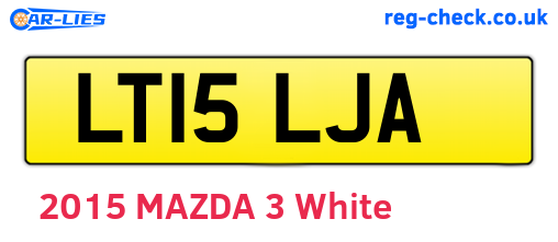 LT15LJA are the vehicle registration plates.