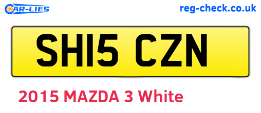 SH15CZN are the vehicle registration plates.