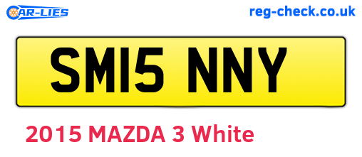 SM15NNY are the vehicle registration plates.