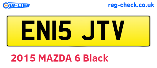 EN15JTV are the vehicle registration plates.