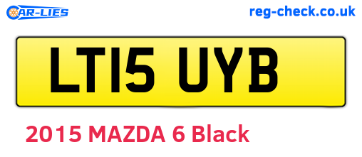 LT15UYB are the vehicle registration plates.