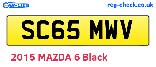 SC65MWV are the vehicle registration plates.