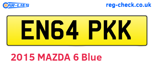 EN64PKK are the vehicle registration plates.