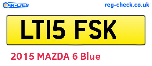 LT15FSK are the vehicle registration plates.