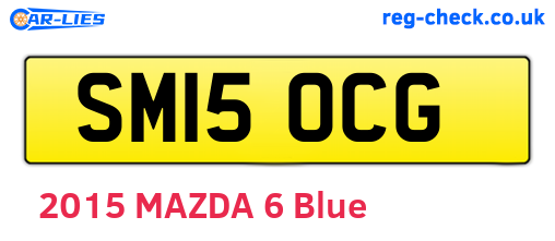 SM15OCG are the vehicle registration plates.