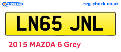 LN65JNL are the vehicle registration plates.