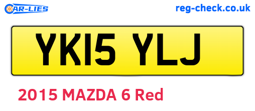 YK15YLJ are the vehicle registration plates.