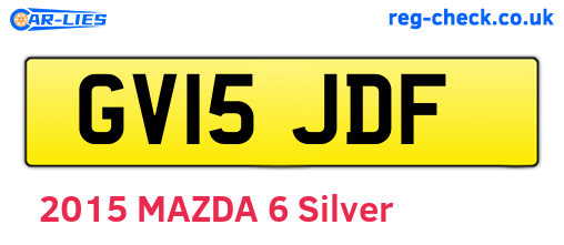 GV15JDF are the vehicle registration plates.