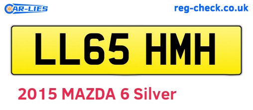 LL65HMH are the vehicle registration plates.