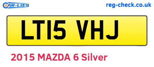 LT15VHJ are the vehicle registration plates.