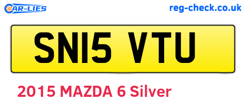 SN15VTU are the vehicle registration plates.