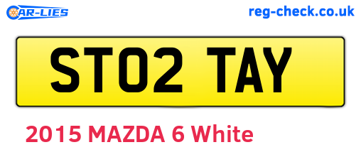ST02TAY are the vehicle registration plates.