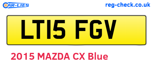 LT15FGV are the vehicle registration plates.