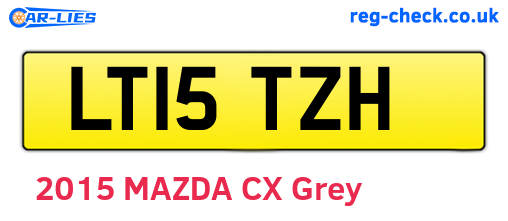 LT15TZH are the vehicle registration plates.