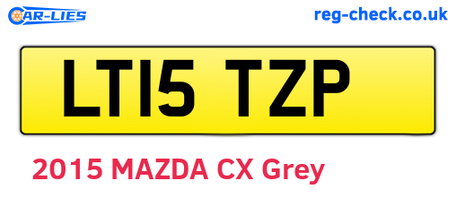 LT15TZP are the vehicle registration plates.
