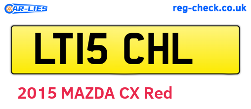LT15CHL are the vehicle registration plates.