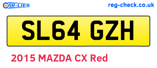 SL64GZH are the vehicle registration plates.