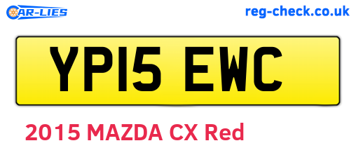 YP15EWC are the vehicle registration plates.