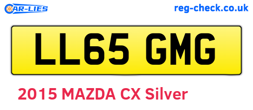 LL65GMG are the vehicle registration plates.