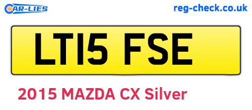 LT15FSE are the vehicle registration plates.