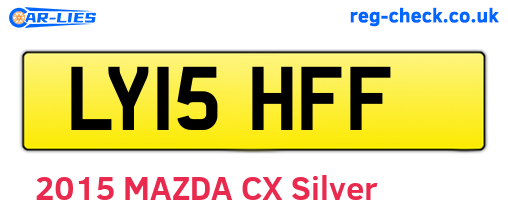LY15HFF are the vehicle registration plates.