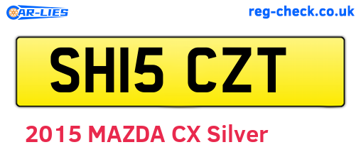 SH15CZT are the vehicle registration plates.