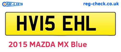 HV15EHL are the vehicle registration plates.