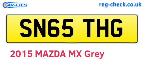 SN65THG are the vehicle registration plates.