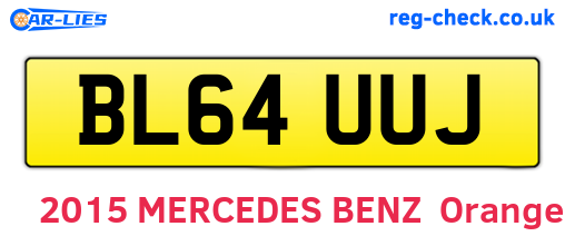 BL64UUJ are the vehicle registration plates.