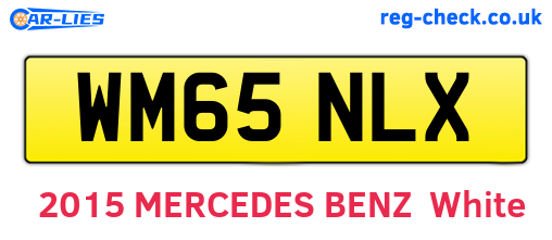 WM65NLX are the vehicle registration plates.