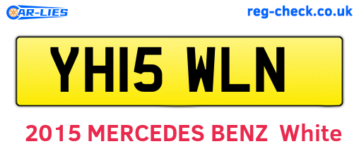 YH15WLN are the vehicle registration plates.