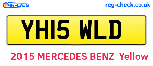 YH15WLD are the vehicle registration plates.