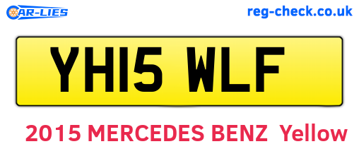 YH15WLF are the vehicle registration plates.