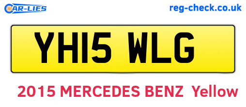 YH15WLG are the vehicle registration plates.