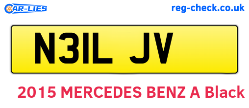 N31LJV are the vehicle registration plates.