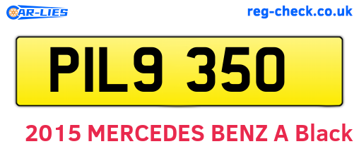 PIL9350 are the vehicle registration plates.