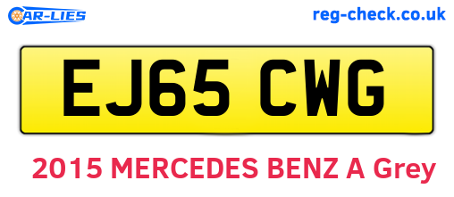 EJ65CWG are the vehicle registration plates.